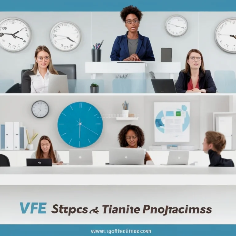 Team of productivity coaches guiding a client